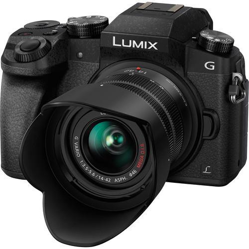 Panasonic Lumix DMC-G7 Mirrorless Micro Four Thirds Digital Camera with 14-42mm and 45-150mm Lenses (Black) | PROCAM