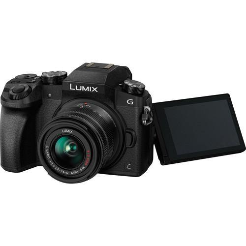 Panasonic Lumix DMC-G7 Mirrorless Micro Four Thirds Digital Camera with 14-42mm and 45-150mm Lenses (Black) | PROCAM