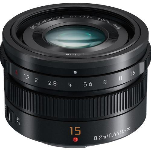 Panasonic LUMIX G Leica DG Summilux 15mm f/1.7 ASPH. Lens (Black) | PROCAM