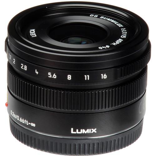 Panasonic LUMIX G Leica DG Summilux 15mm f/1.7 ASPH. Lens (Black) | PROCAM