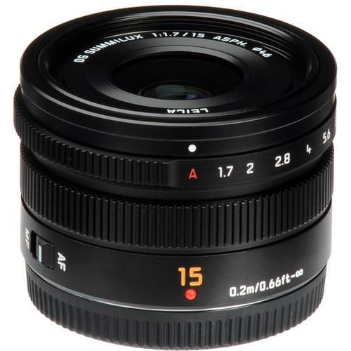 Panasonic LUMIX G Leica DG Summilux 15mm f/1.7 ASPH. Lens (Black) | PROCAM