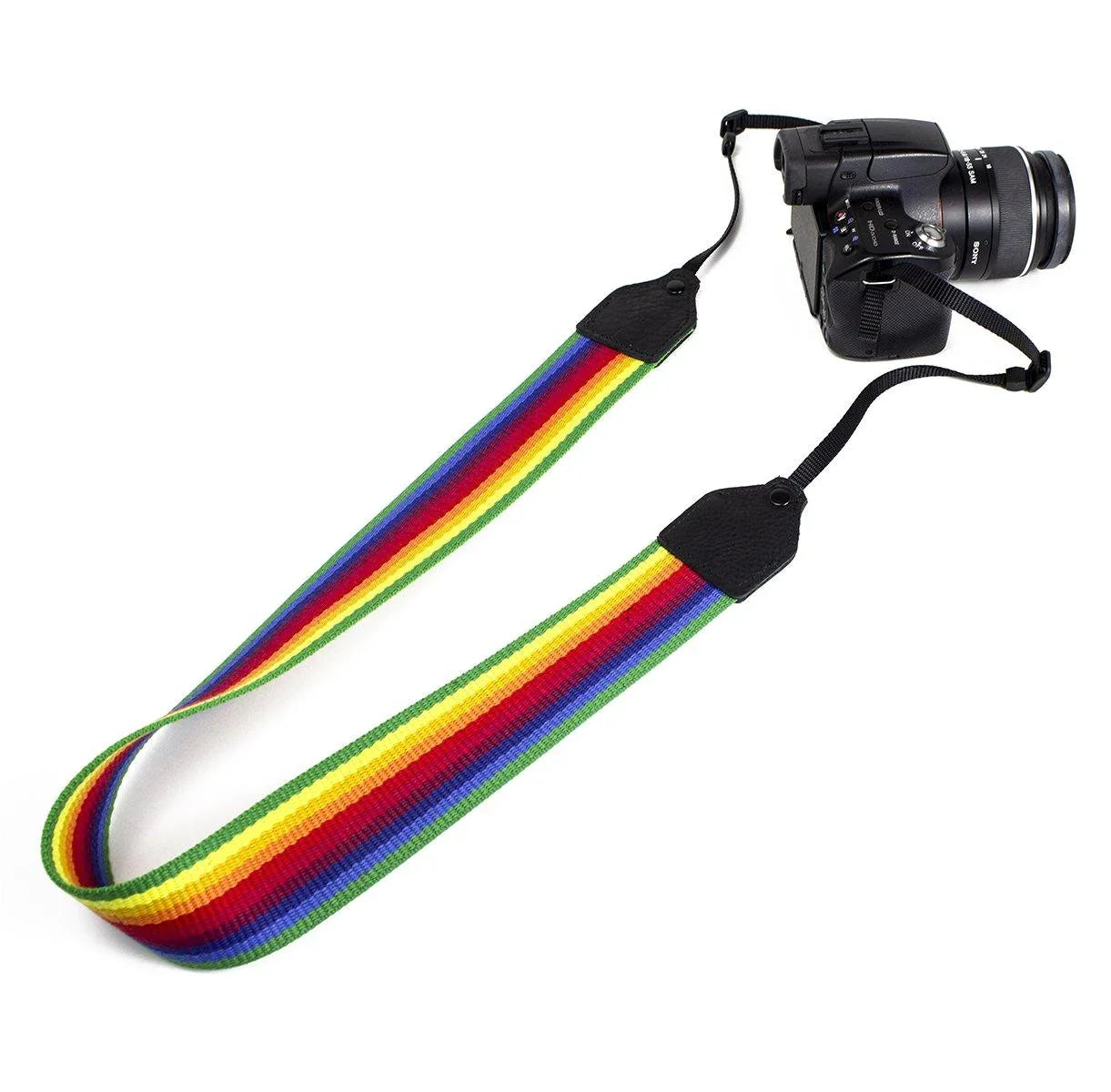 Perri's Leathers Ltd. 2" Cotton Camera Strap (Rainbow) at PROCAM | procam.com