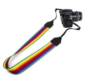 Perri's Leathers Ltd. 2" Cotton Camera Strap (Rainbow) at PROCAM | procam.com