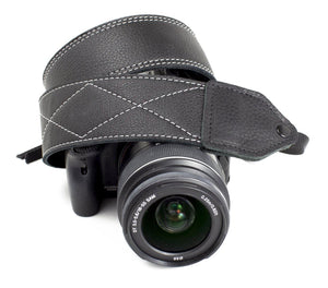 Perri's Leathers Ltd. 2" Leather Strap with XX Stitch (Black) at PROCAM | procam.com