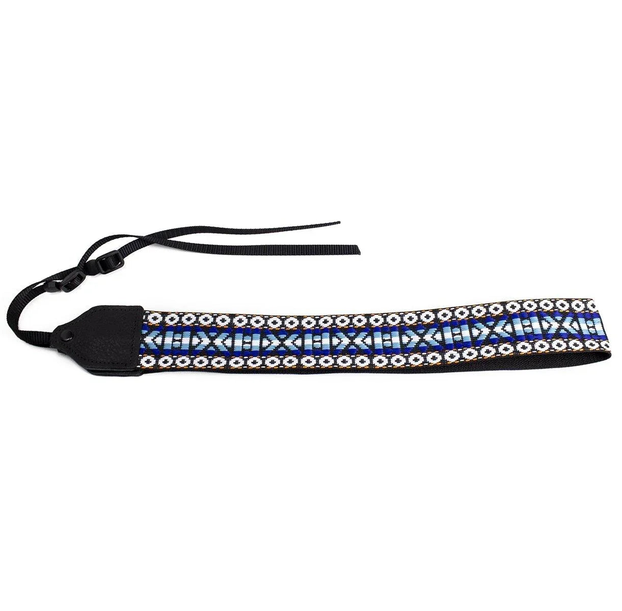 Perri's Leathers Ltd. 2" Nylon Camera Strap (Retro Hootenanny Blue/White) at PROCAM | procam.com