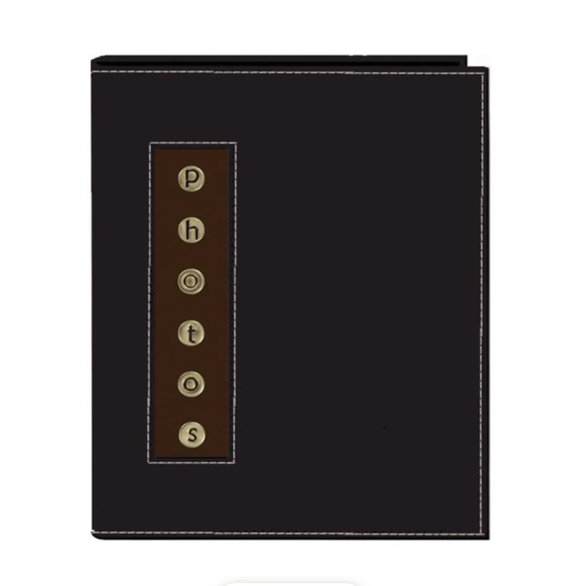 Pioneer Photo Albums CMB-46 Metal Buttons Brag Photo Album (Black) at PROCAM | procam.com