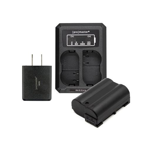 ProMaster Battery & Charger Kit for Nikon EN-EL15c at PROCAM | procam.com