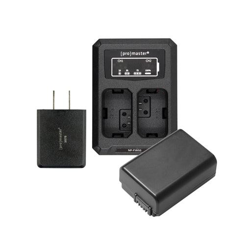 ProMaster Battery & Charger Kit for Sony NP-FW50 | PROCAM