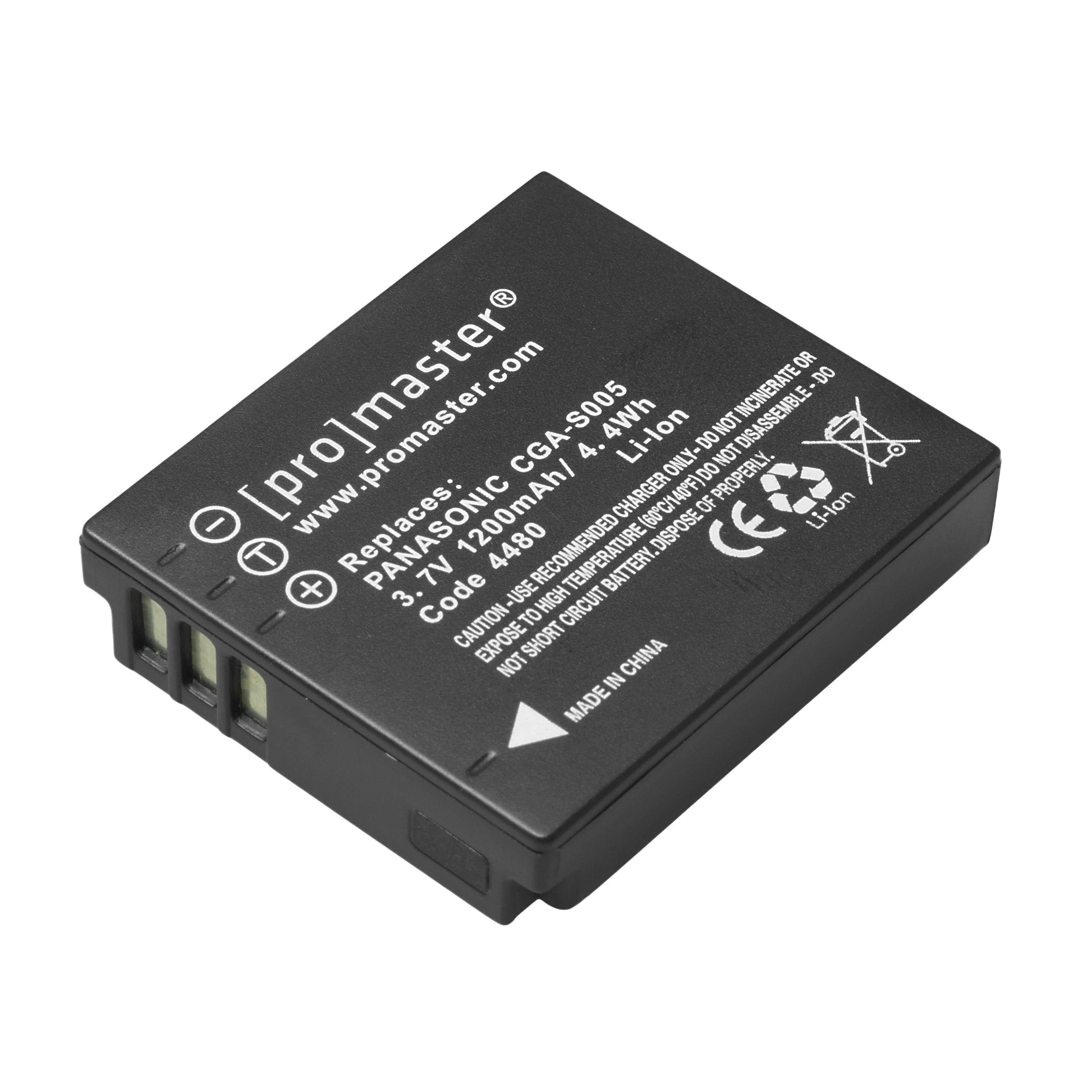 ProMaster CGA-S005 Battery for Panasonic at PROCAM | procam.com