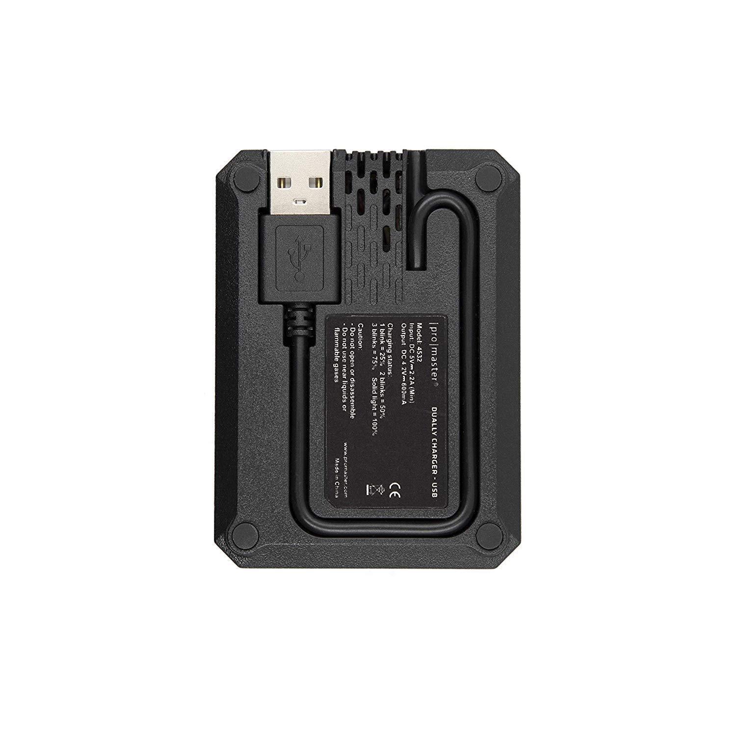 ProMaster Dually USB Charger for Canon LP-E6 at PROCAM | procam.com