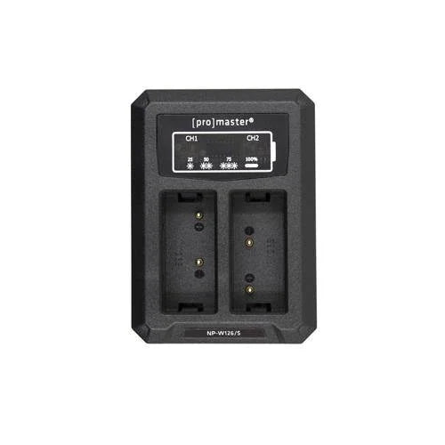 ProMaster Dually USB Charger for Fuji NPW-126S at PROCAM | procam.com