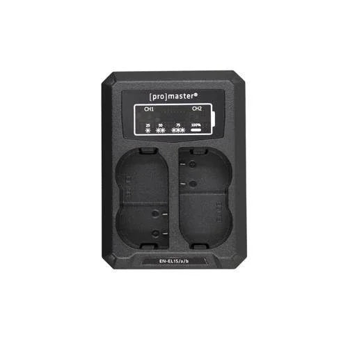 ProMaster Dually USB Charger for Nikon EN-EL15 at PROCAM | procam.com
