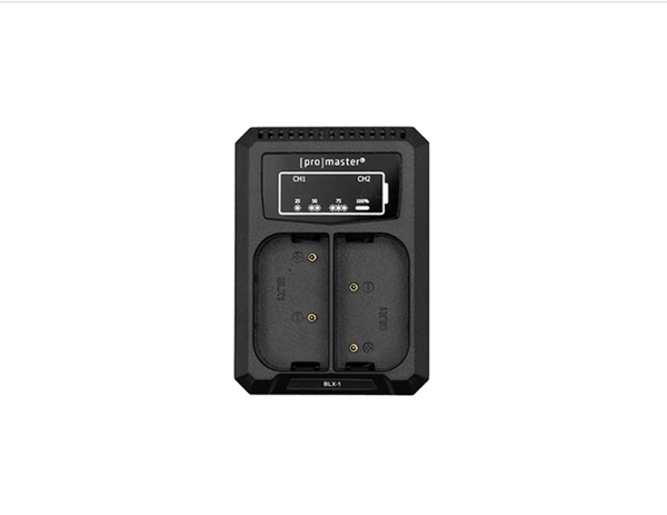 ProMaster Dually USB Charger for OM System BLX-1 | PROCAM