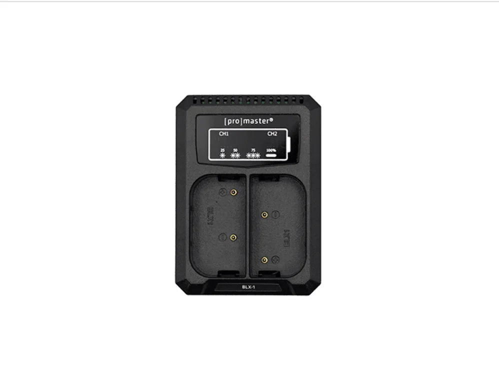 ProMaster Dually USB Charger for OM System BLX-1 at PROCAM | procam.com