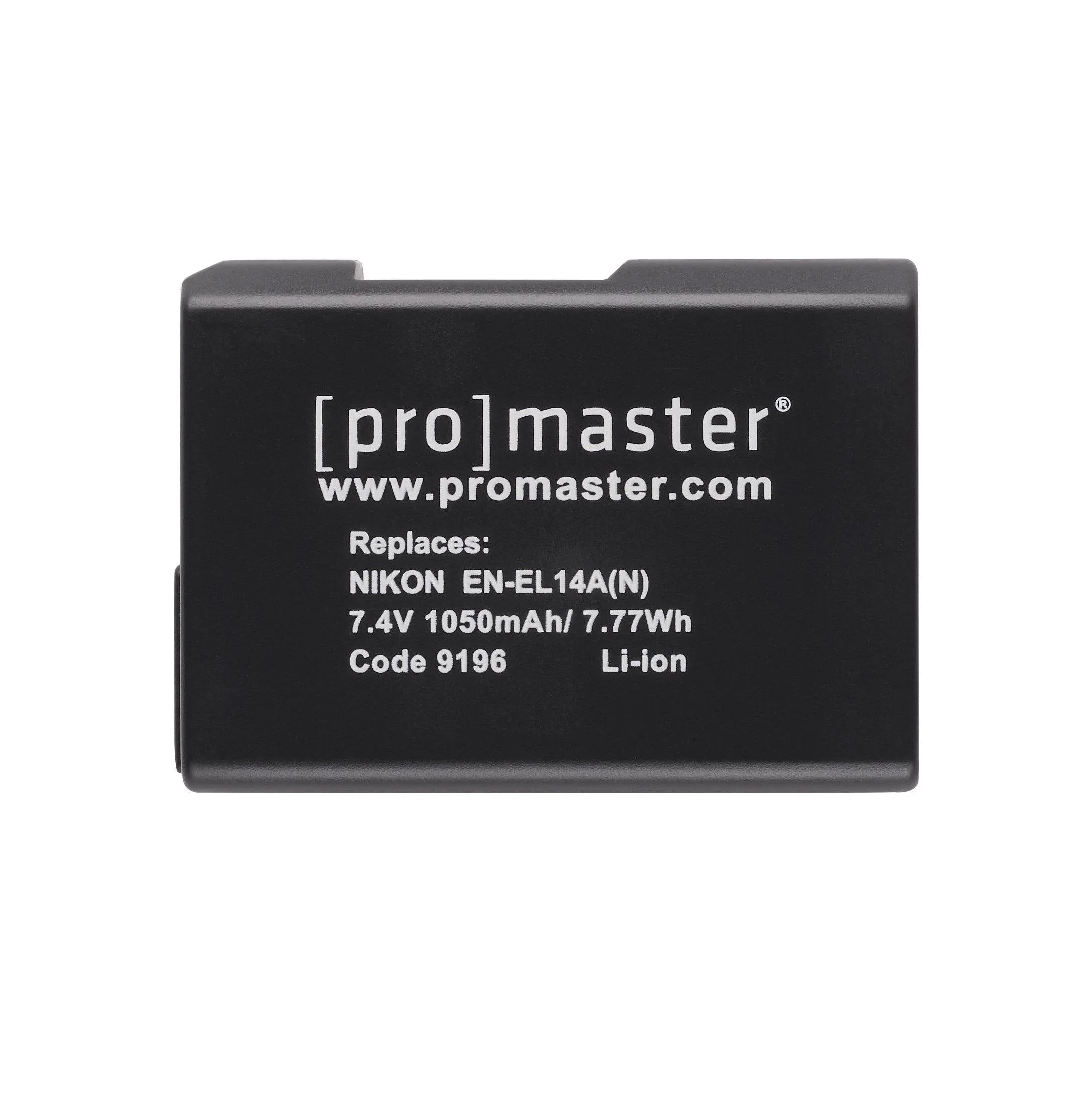 ProMaster EN-EL14A (N) Battery for Nikon at PROCAM | procam.com