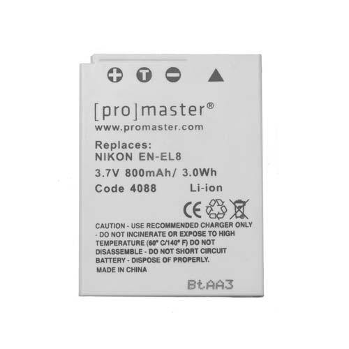 ProMaster EN-EL8 Battery for Nikon | PROCAM
