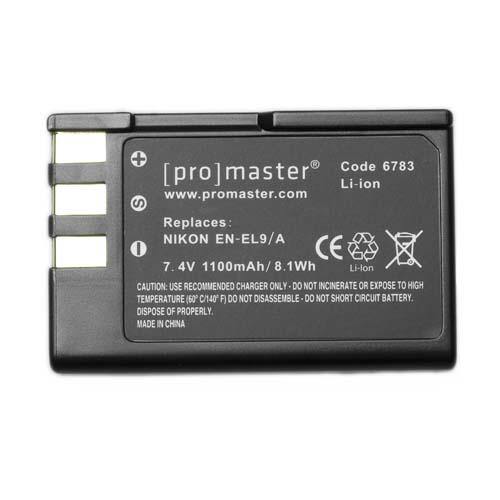 ProMaster EN-EL9/A Battery for Nikon | PROCAM