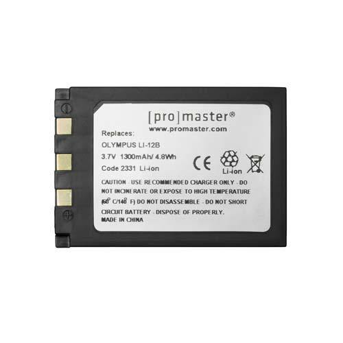 ProMaster LI-12B Lithium-Ion  Battery for Olympus | PROCAM