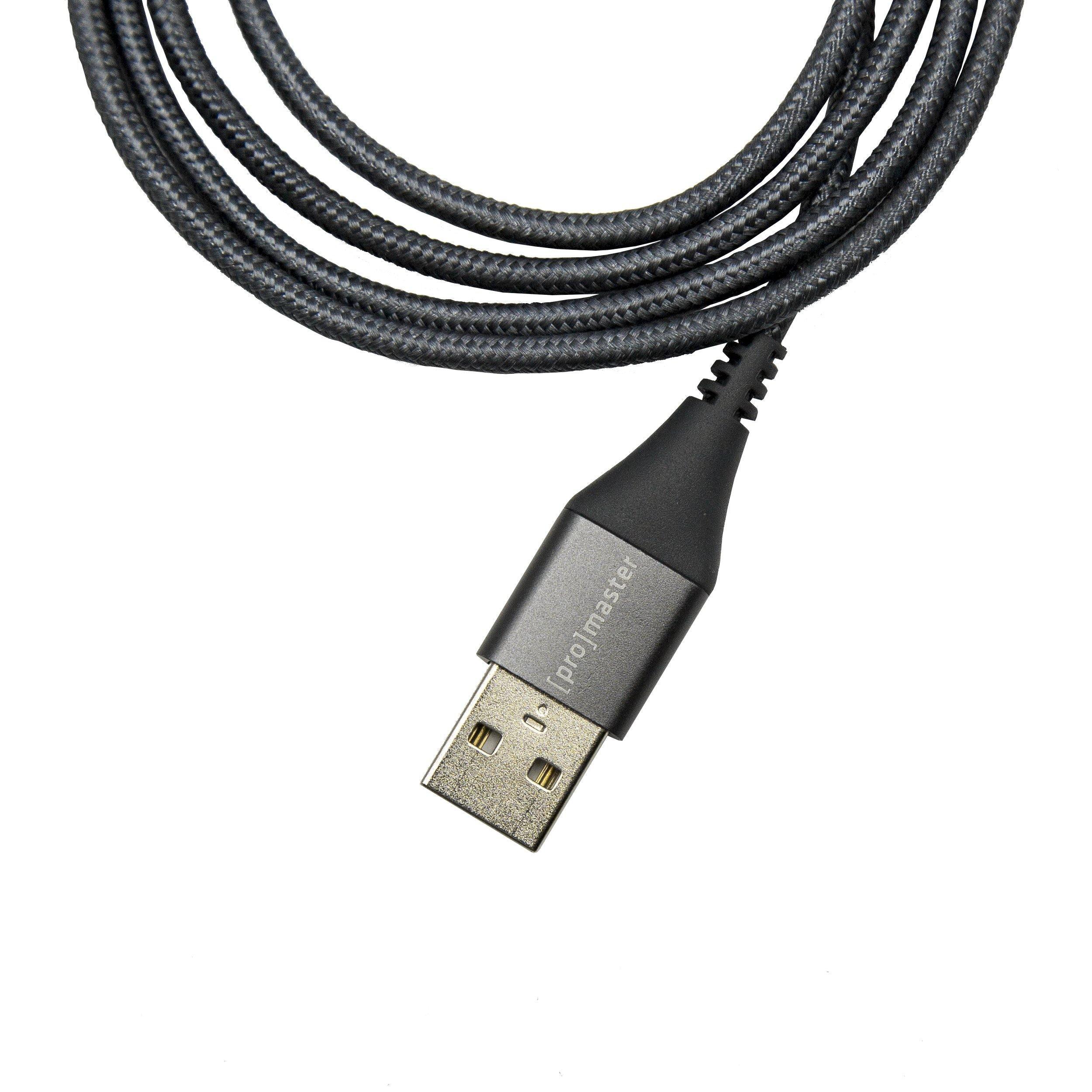 ProMaster Lightning to USB A iPhone Charger Cable - 3.3' (Grey) at PROCAM | procam.com