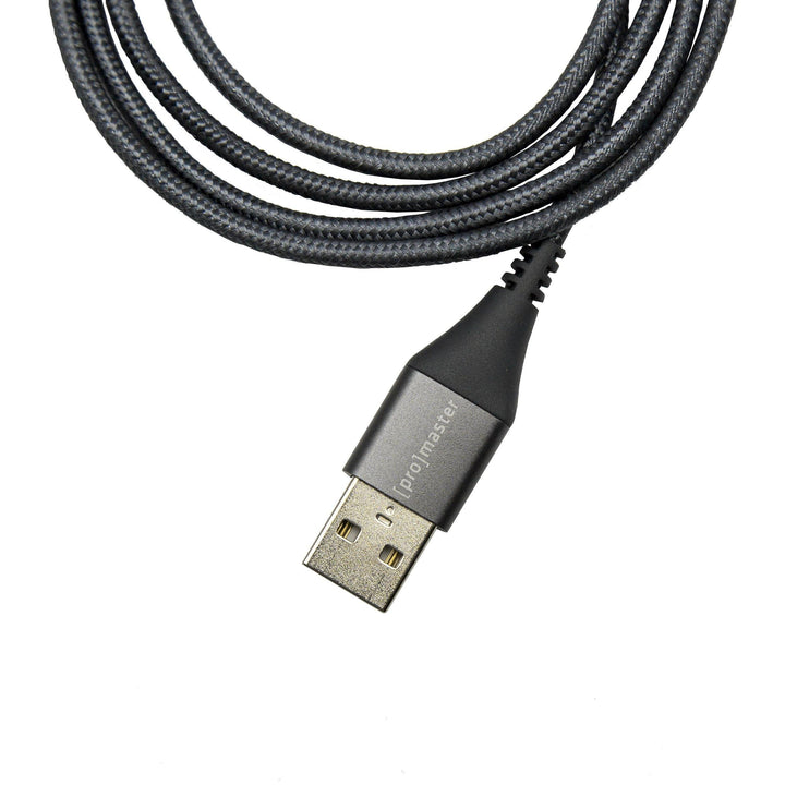 ProMaster Lightning to USB A iPhone Charger Cable - 6.6' (Grey) | PROCAM