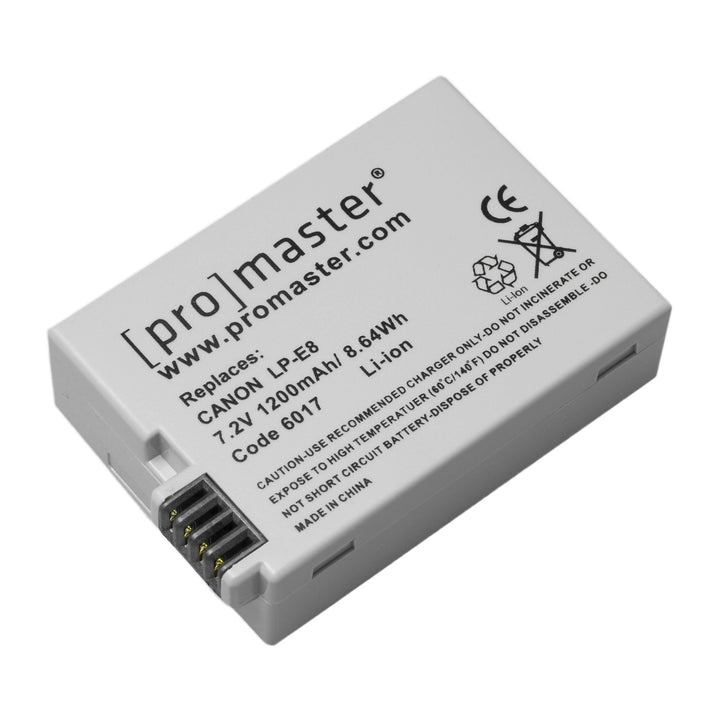 ProMaster LP-E8 XtraPower Lithium Ion Replacement Battery for Canon | PROCAM