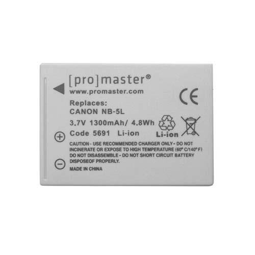 ProMaster NB-5L Lithium-Ion Battery for Canon | PROCAM