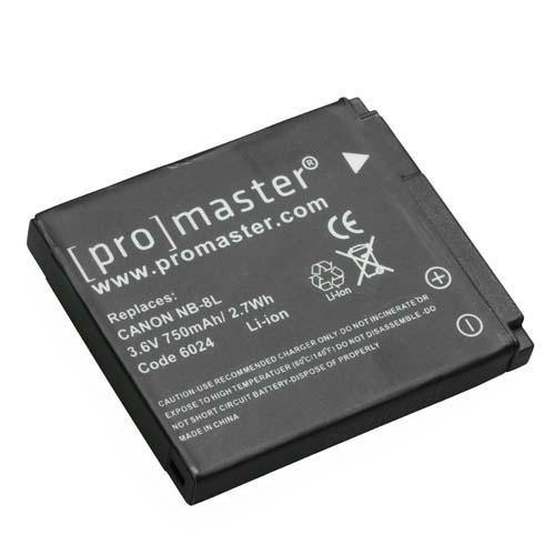 ProMaster NB-8L Lithium-Ion Battery for Canon | PROCAM