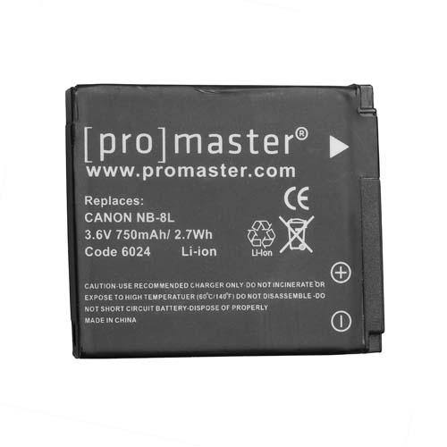 ProMaster NB-8L Lithium-Ion Battery for Canon | PROCAM