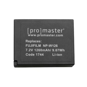 ProMaster NP-W126 Lithium-Ion Battery for Fujifilm at PROCAM | procam.com