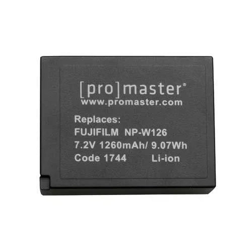 ProMaster NP-W126 Lithium-Ion Battery for Fujifilm at PROCAM | procam.com