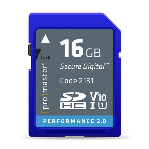 ProMaster Performance 2.0 SD Memory Card - 16GB | PROCAM