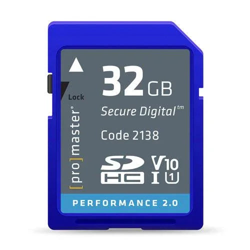 ProMaster Performance 2.0 SD Memory Card - 32GB at PROCAM | procam.com