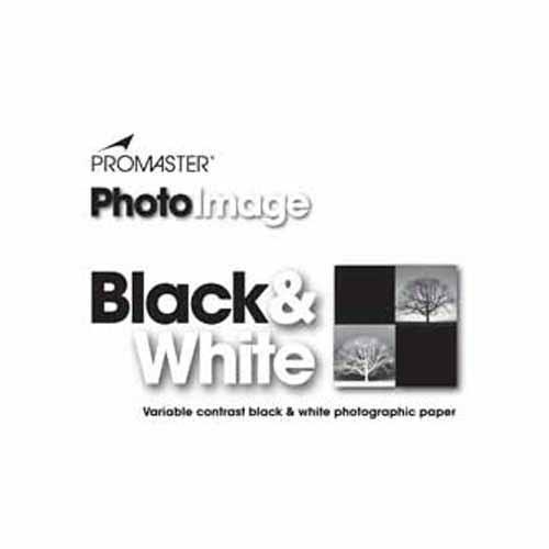 ProMaster PhotoImage Black and White Photographic Paper - 8 x 10'' (Luster) - 25 Sheets at PROCAM | procam.com