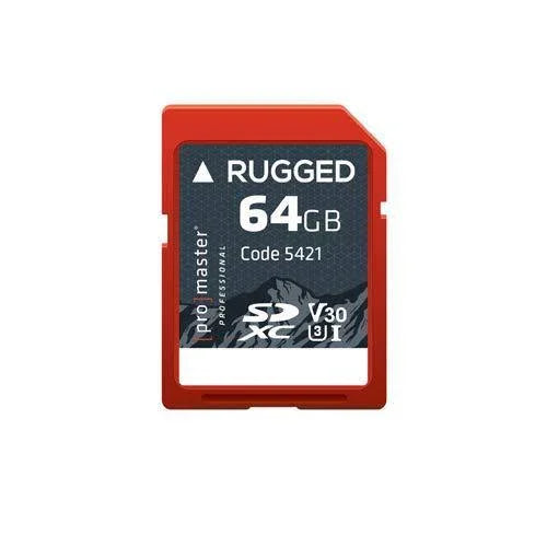 ProMaster Rugged SD Memory Card - UHS-I V30 - 64GB at PROCAM | procam.com