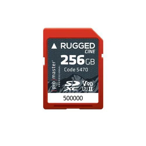 ProMaster Rugged SD Memory Card - UHS-II V90 - 256GB at PROCAM | procam.com
