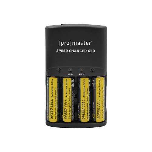 ProMaster Speed Charger 650 w/ 4 x AA NiMH Battery Kit (2700mAh) | PROCAM