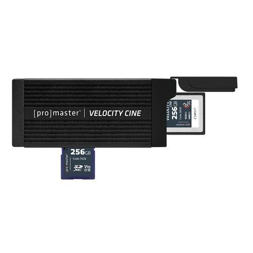 ProMaster Velocity CINE Dual Card Reader - CFexpress Type B & SD at PROCAM | procam.com