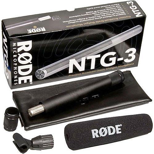 Rode NTG-3 Precision RF-Biased Shotgun Microphone (Silver) | PROCAM