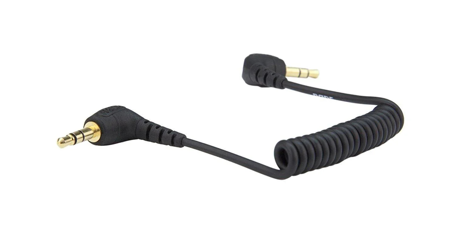 RODE SC2 Right-Angle 3.5mm TRS Coiled Patch Cable at PROCAM | procam.com