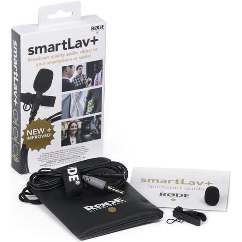 Rode smartLav+ Lavalier Condenser Microphone for Smartphones at PROCAM | procam.com