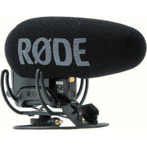 Rode VideoMic Pro+ with Rycote Lyre Suspension Mount, Digital Switches and Built-In Rechargeable Battery at PROCAM | procam.com