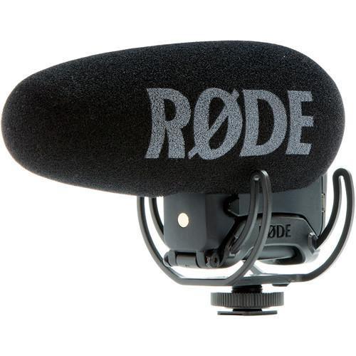 Rode VideoMic Pro+ with Rycote Lyre Suspension Mount, Digital Switches and Built-In Rechargeable Battery at PROCAM | procam.com