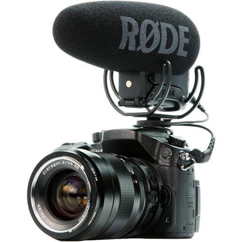 Rode VideoMic Pro+ with Rycote Lyre Suspension Mount, Digital Switches and Built-In Rechargeable Battery | PROCAM