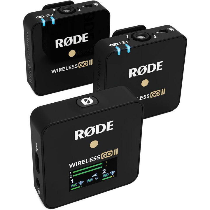 Rode Wireless GO II 2-Person Compact Digital Wireless Microphone System/Recorder (2.4 GHz, Black) | PROCAM