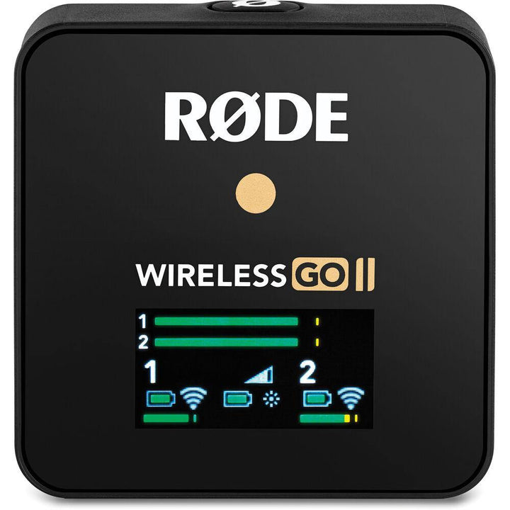 Rode Wireless GO II 2-Person Compact Digital Wireless Microphone System/Recorder (2.4 GHz, Black) | PROCAM