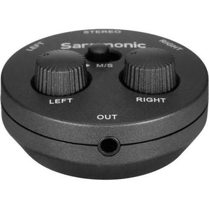 Saramonic AX1 Passive 2-Channel Audio Mixer for Cameras, Smartphones, Tablets, and Computers at PROCAM | procam.com