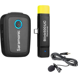 Saramonic Blink 500 B5 Digital Wireless Omni Lavalier Microphone System for USB Type-C Devices (2.4 GHz) at PROCAM | procam.com
