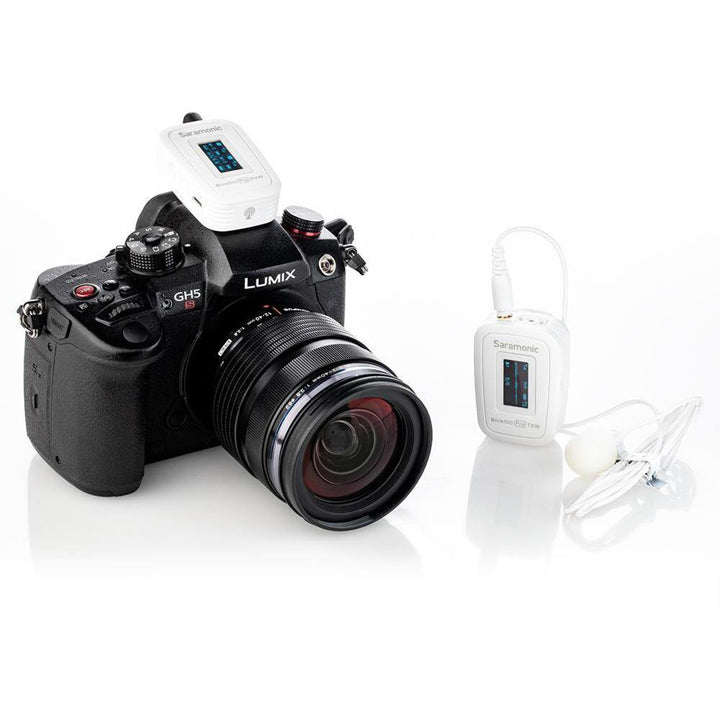 Saramonic Blink 500 Pro B1 Digital Camera-Mount Wireless Omni Lavalier Microphone System (2.4 GHz, Snow White) | PROCAM