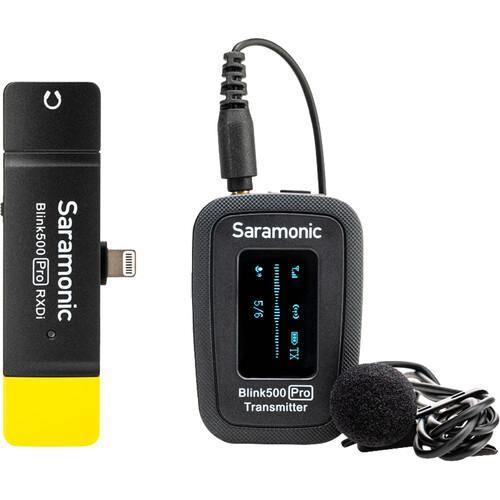 Saramonic Blink 500 Pro B3 Digital Wireless Omni Lavalier Microphone System for Lightning iOS Devices (2.4 GHz) at PROCAM | procam.com