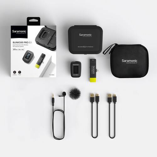 Saramonic Blink 500 Pro B3 Digital Wireless Omni Lavalier Microphone System for Lightning iOS Devices (2.4 GHz) | PROCAM